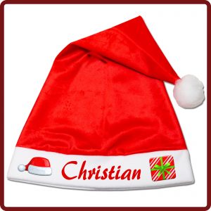 Weihnachtsmütze / Nikolomütze bedrucken lassen
