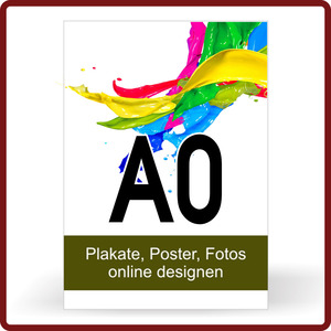 Plakat drucken Format A0