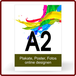 Plakat drucken Format A2
